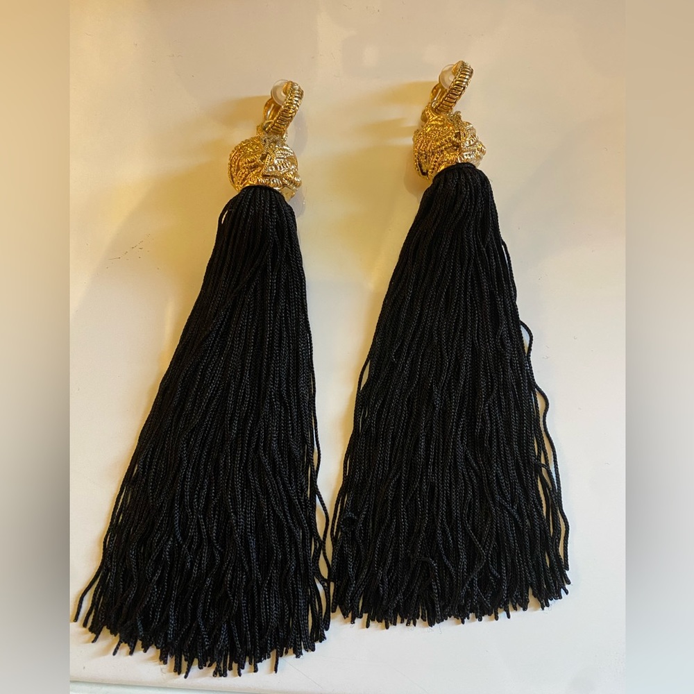 YSL LouLou Tassel Clip On Earrings